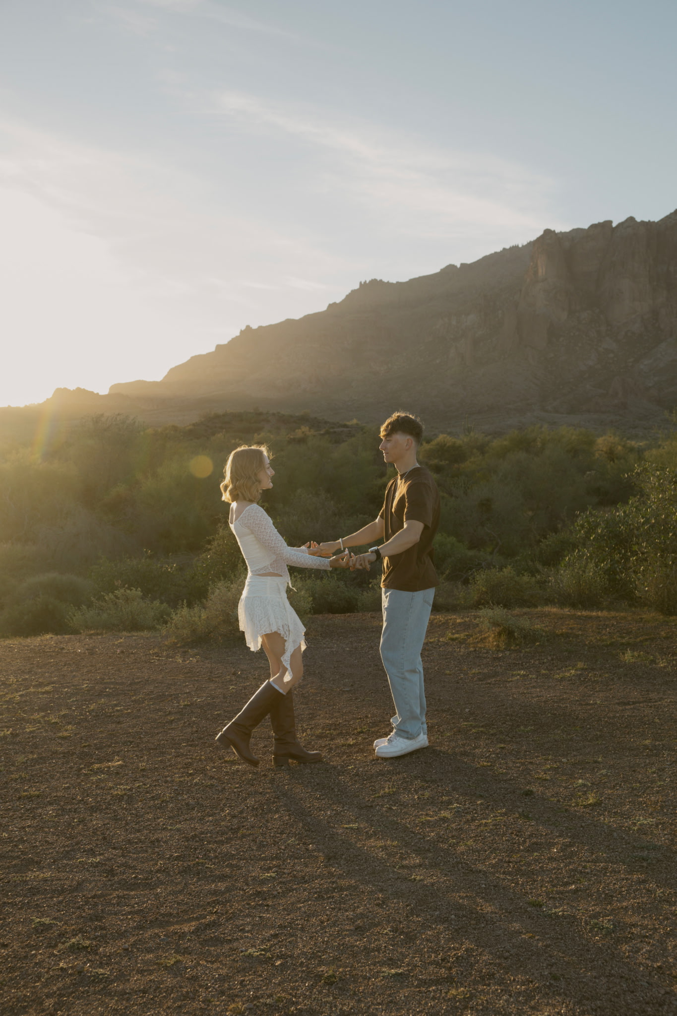 Couples session · Arizona golden hour