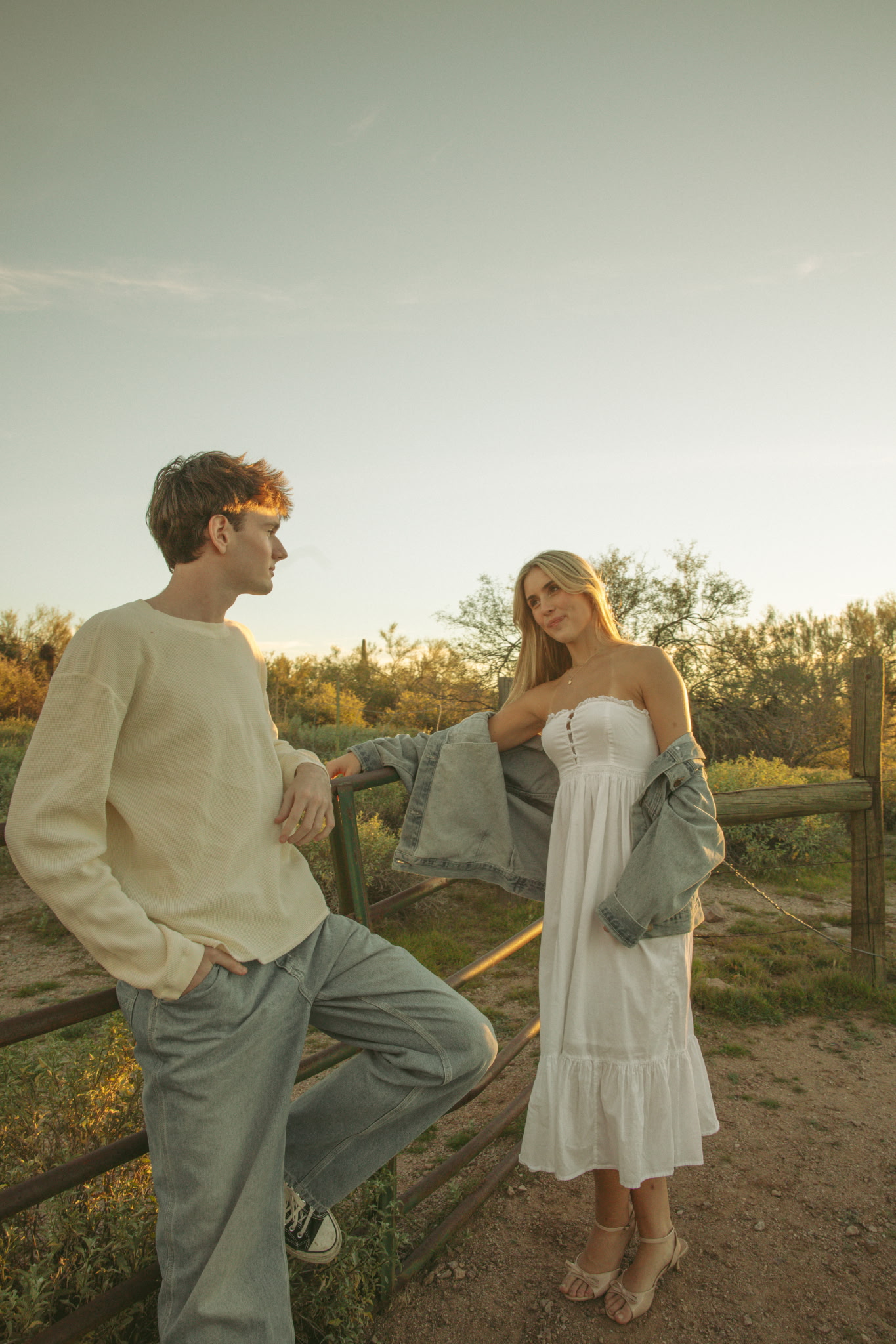 Couples session · Arizona golden hour