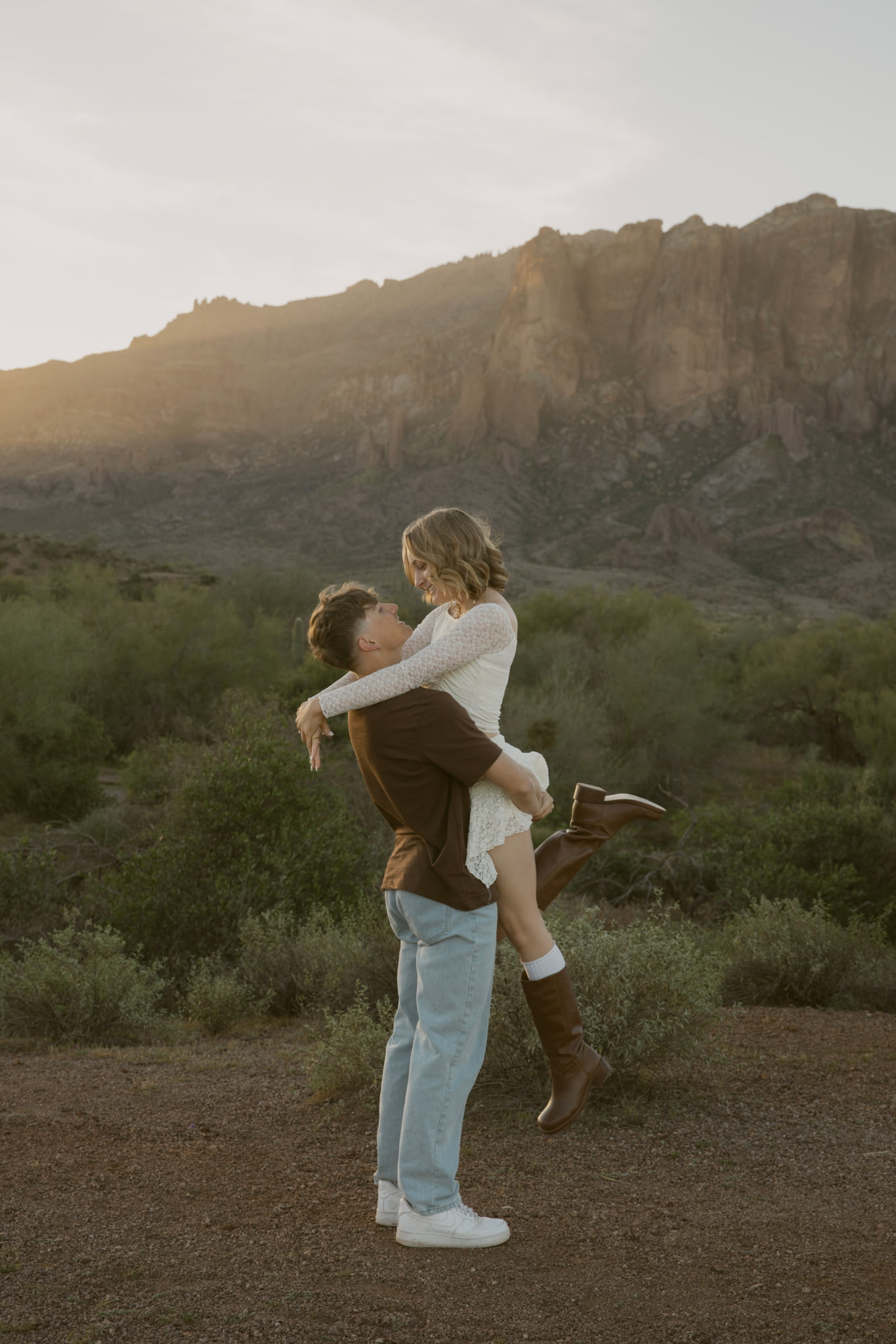 Couples session · Arizona golden hour