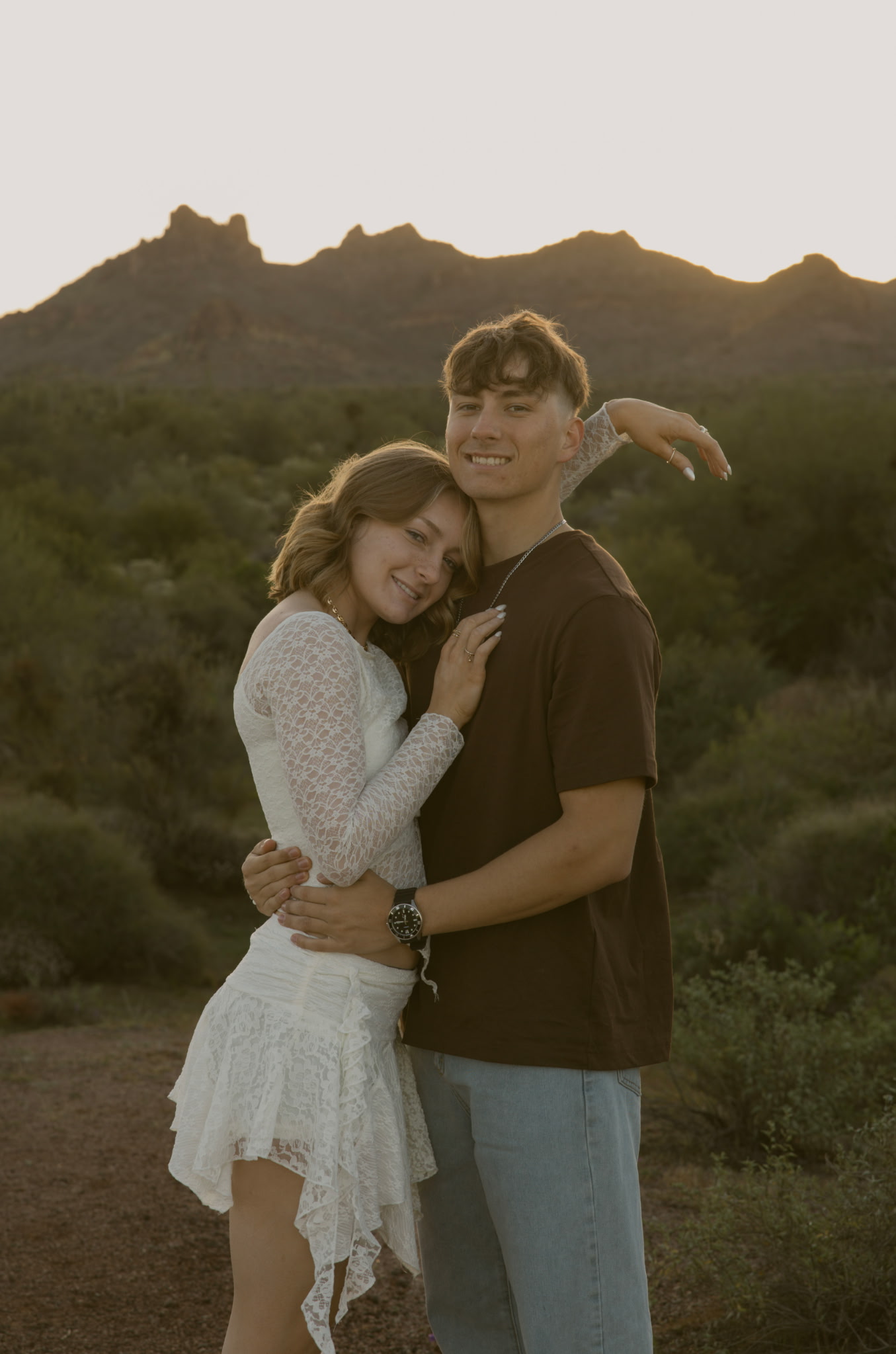 Couples session · Arizona golden hour