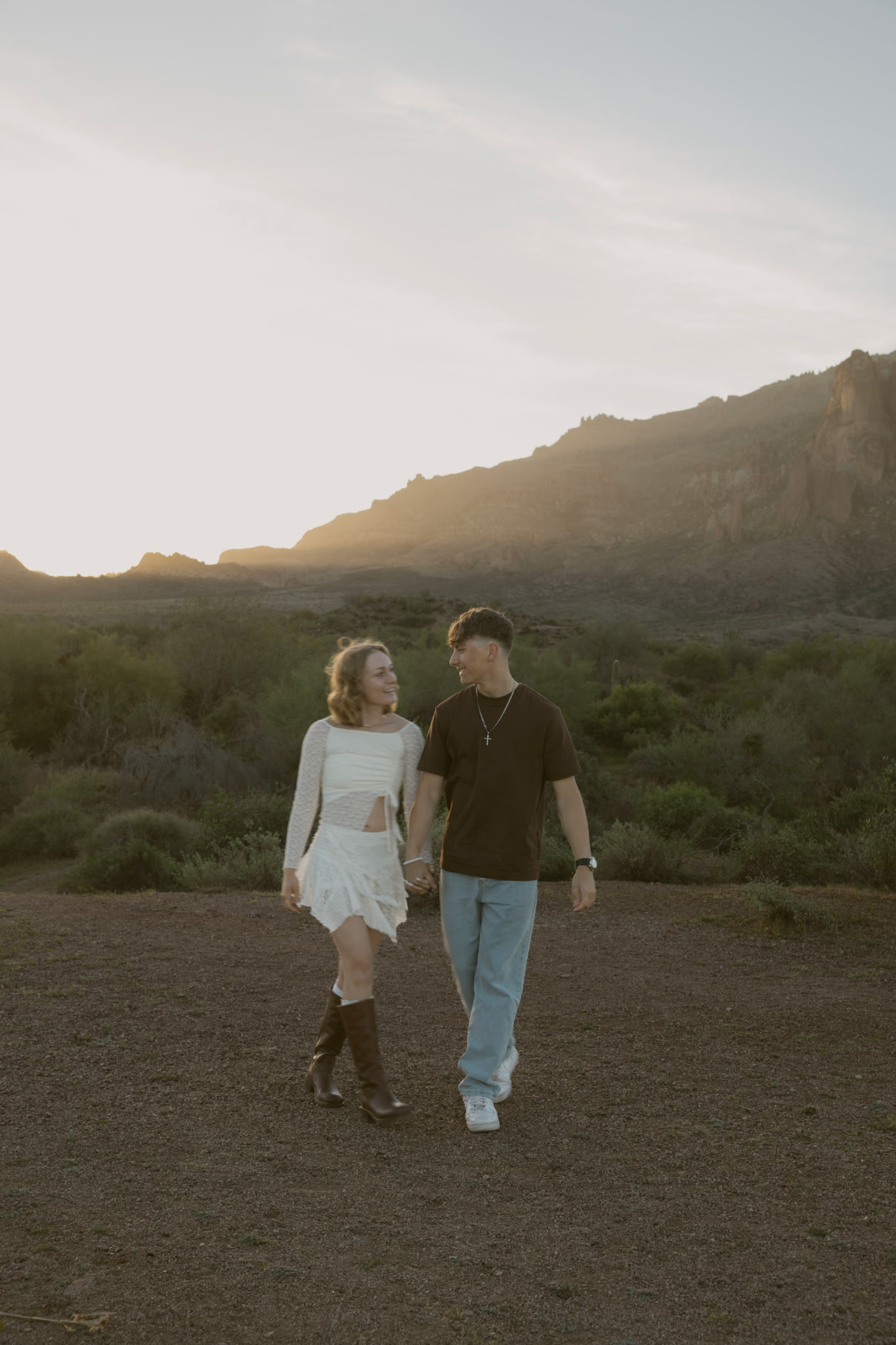 Couples session · Arizona golden hour